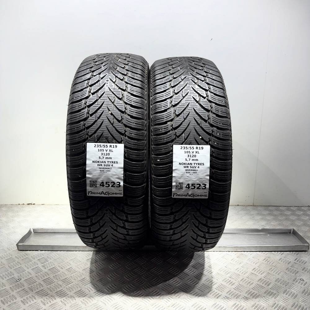 Gomme Usate 235 55 R19 105V XL Nokian Tyres WR SUV 4 81% Invernali | Gomme Usate | PrimaGomme.it Gomme usate Nokian Tyres WR SUV 4 235/55 R19 105V