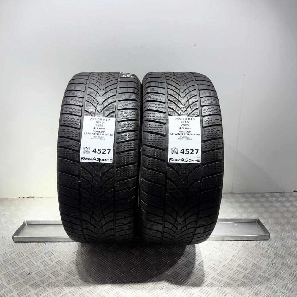 Gomme Usate 255 50 R19 103V Dunlop SP Winter Sport 4D Invernali | Gomme Usate | PrimaGomme.it Gomme usate DUNLOP SP Winter Sport 4D 255/50 R19 103V