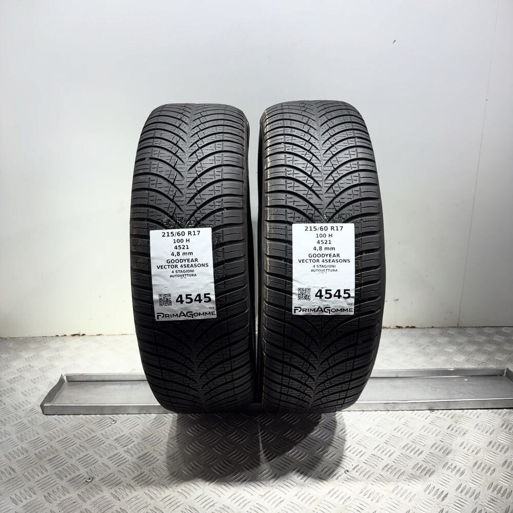 Gomme Usate 215 60 R17 100H Goodyear Vector 4Seasons 4 Stagioni | Gomme Usate | PrimaGomme.it Gomme usate GOODYEAR Vector 4Seasons 215/60 R17 100H