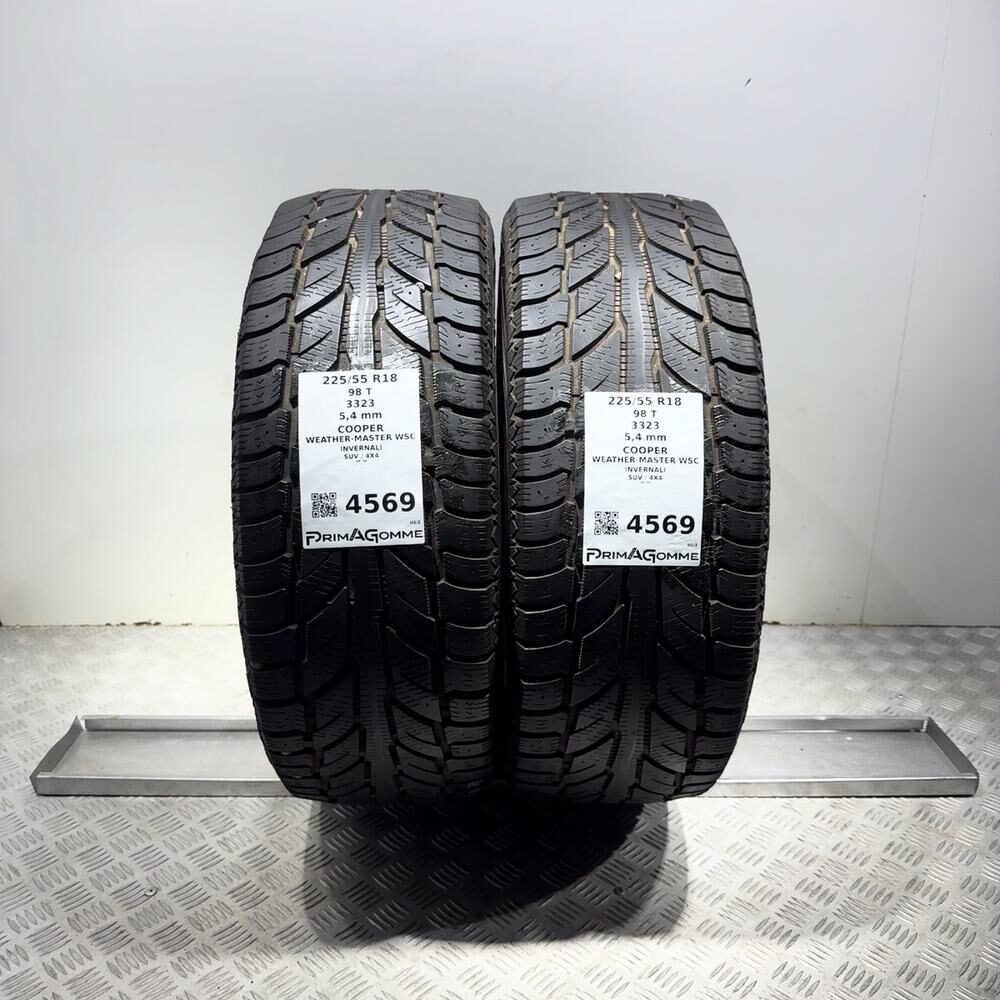 Gomme Usate 225 55 R18 98T Cooper Weather-Master Wsc 77% Invernali | Gomme Usate | PrimaGomme.it Gomme usate COOPER Weather-Master WSC 225/55 R18 98T