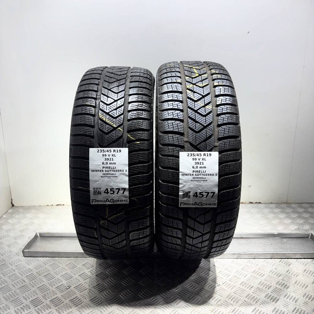 Gomme Usate 235 45 R19 99V XL Pirelli Winter Sottozero 3 86% Invernali | Gomme Usate | PrimaGomme.it Gomme usate PIRELLI Winter Sottozero 3 235/45 R19 99V