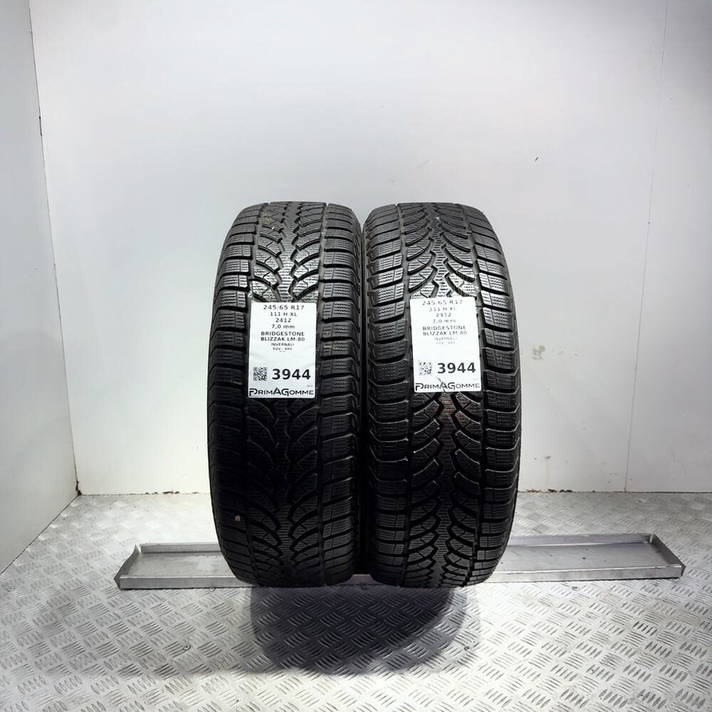 Gomme Usate 245 65 R17 XL 111H Bridgestone Blizzak LM-80 98% Invernali | Gomme Usate | PrimaGomme.it Gomme usate BRIDGESTONE Blizzak LM-80 245/65 R17 111H