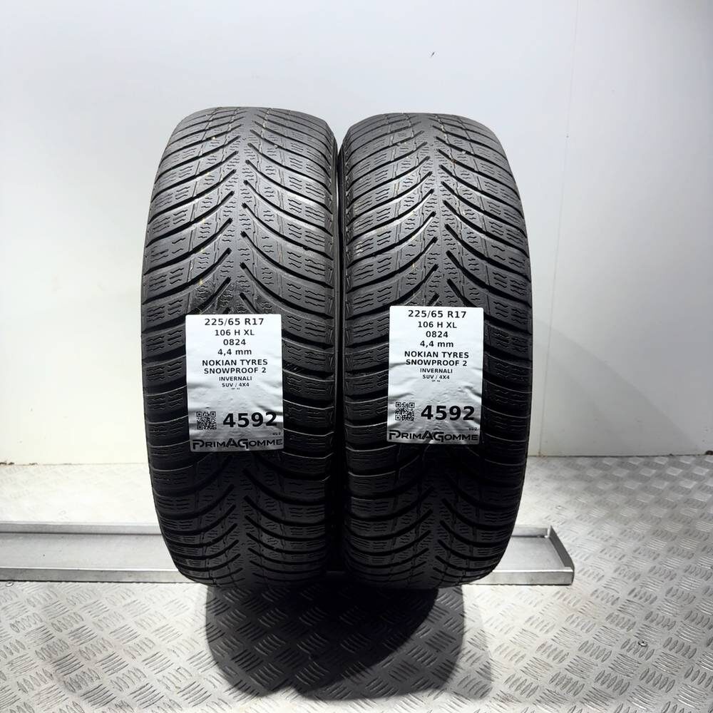 Gomme Usate 225 65 R17 106H XL Nokian Tyres Snowproof 2 Invernali | Gomme Usate | PrimaGomme.it Gomme usate Nokian Tyres Snowproof 2 225/65 R17 106H