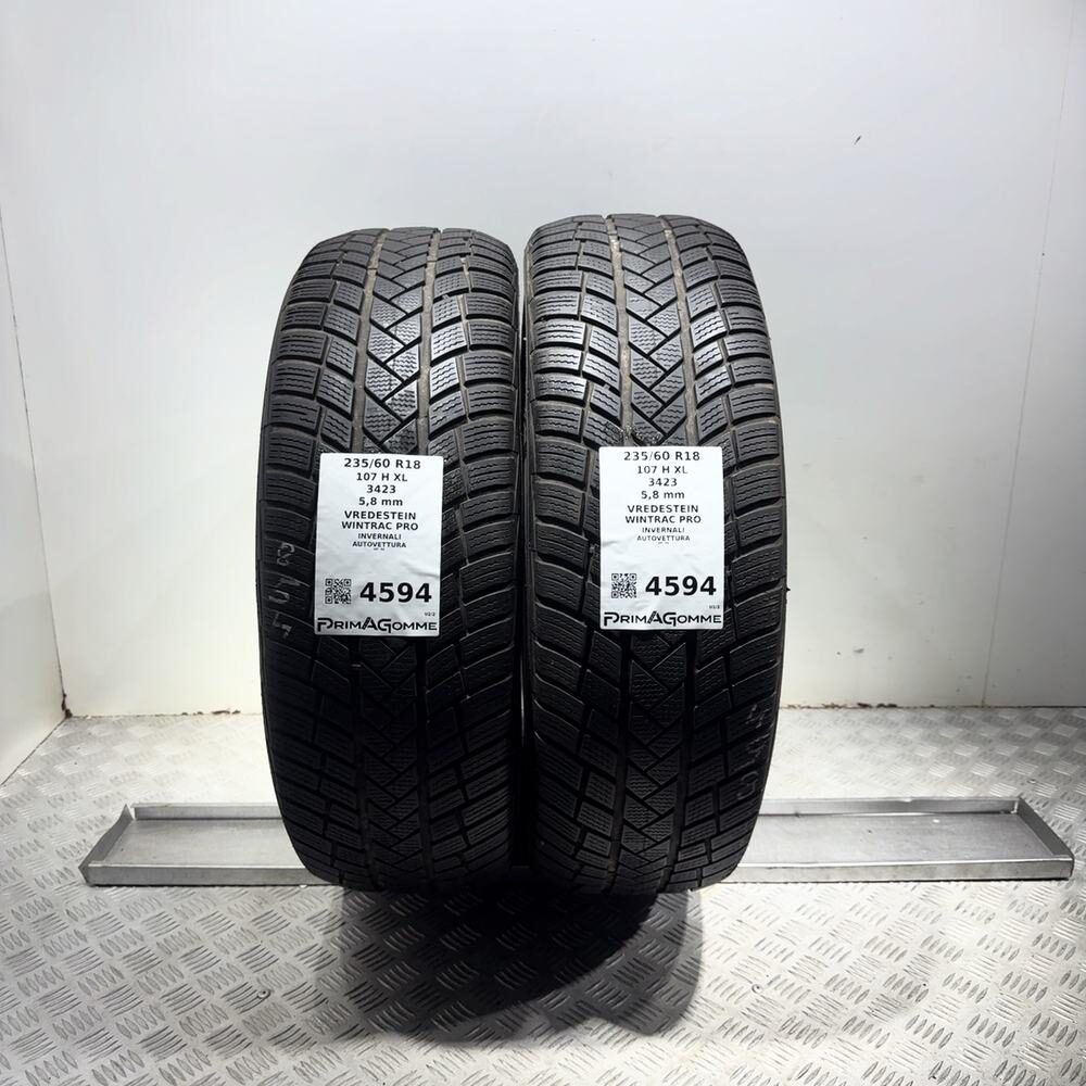 Gomme Usate 235 60 R18 107H XL Vredestein Wintrac Pro 83% Invernali | Gomme Usate | PrimaGomme.it Gomme usate Vredestein Wintrac Pro 235/60 R18 107H
