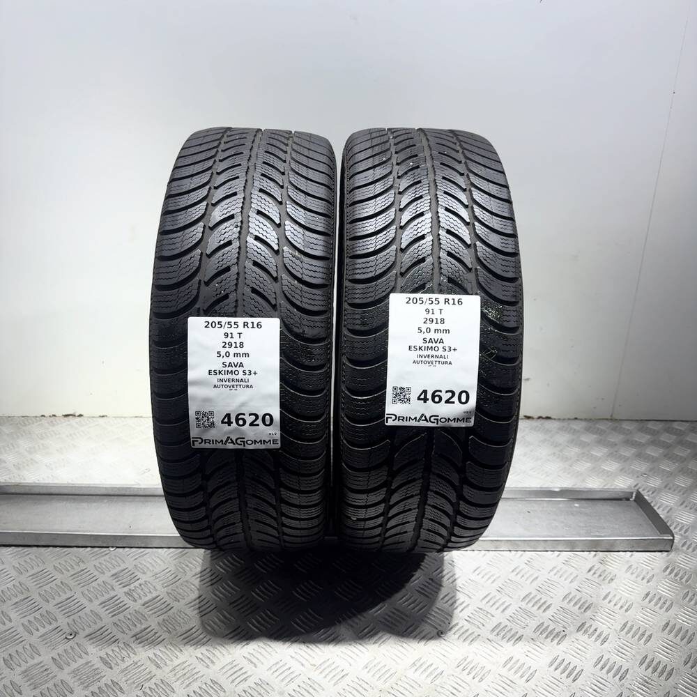 Gomme Usate 205 55 R16 91T Sava Eskimo S3+ 71% Invernali | Gomme Usate | PrimaGomme.it Gomme usate SAVA Eskimo S3+ 205/55 R16 91T