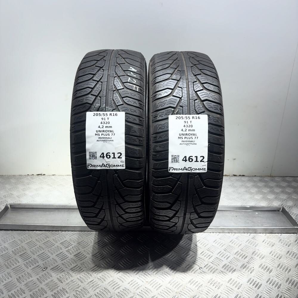 Gomme Usate 205 55 R16 91T Uniroyal MS Plus 77 Invernali | Gomme Usate | PrimaGomme.it Gomme usate UNIROYAL MS PLUS 77 205/55 R16 91T