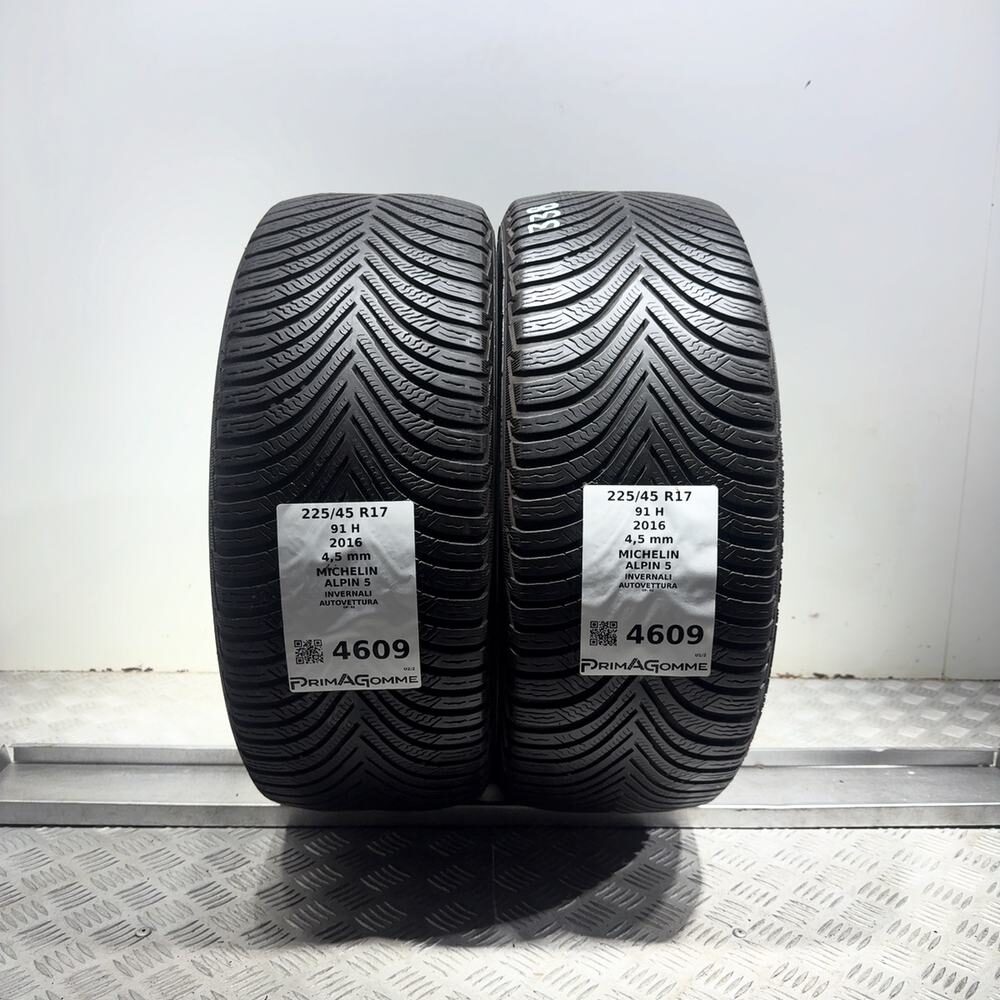 Gomme Usate 225 45 R17 91H Michelin Alpin 5 Invernali | Gomme Usate | PrimaGomme.it Gomme usate MICHELIN Alpin 5 225/45 R17 91H