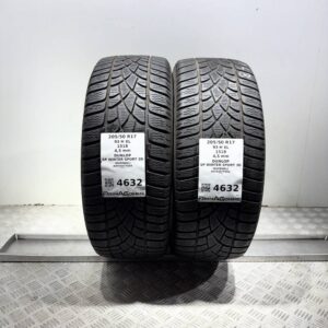 Gomme Usate 205 50 R17 93H XL Dunlop SP Winter Sport 3D Invernali