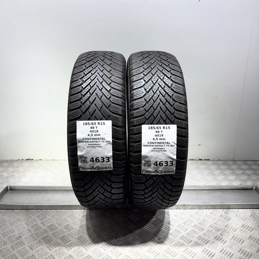 Gomme Usate 185 65 R15 88T Continental Wintercontact TS 860 Invernali | Gomme Usate | PrimaGomme.it Gomme usate CONTINENTAL Wintercontact TS 860 185/65 R15 88T