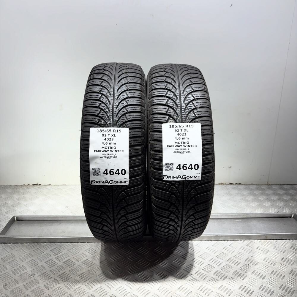Gomme Usate 185 65 R15 92T XL Motrio Fairway Winter Invernali | Gomme Usate | PrimaGomme.it Gomme usate Motrio Fairway Winter 185/65 R15 92T