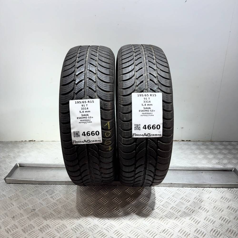 Gomme Usate 195 65 R15 91T Sava Eskimo S3+ 77% Invernali | Gomme Usate | PrimaGomme.it Gomme usate SAVA Eskimo S3+ 195/65 R15 91T