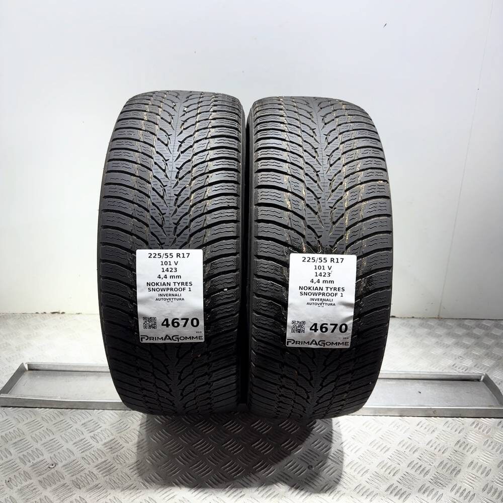 Gomme Usate 225 55 R17 101V Nokian Tyres Snowproof 1 Invernali | Gomme Usate | PrimaGomme.it Gomme usate Nokian Tyres Snowproof 1 225/55 R17 101V