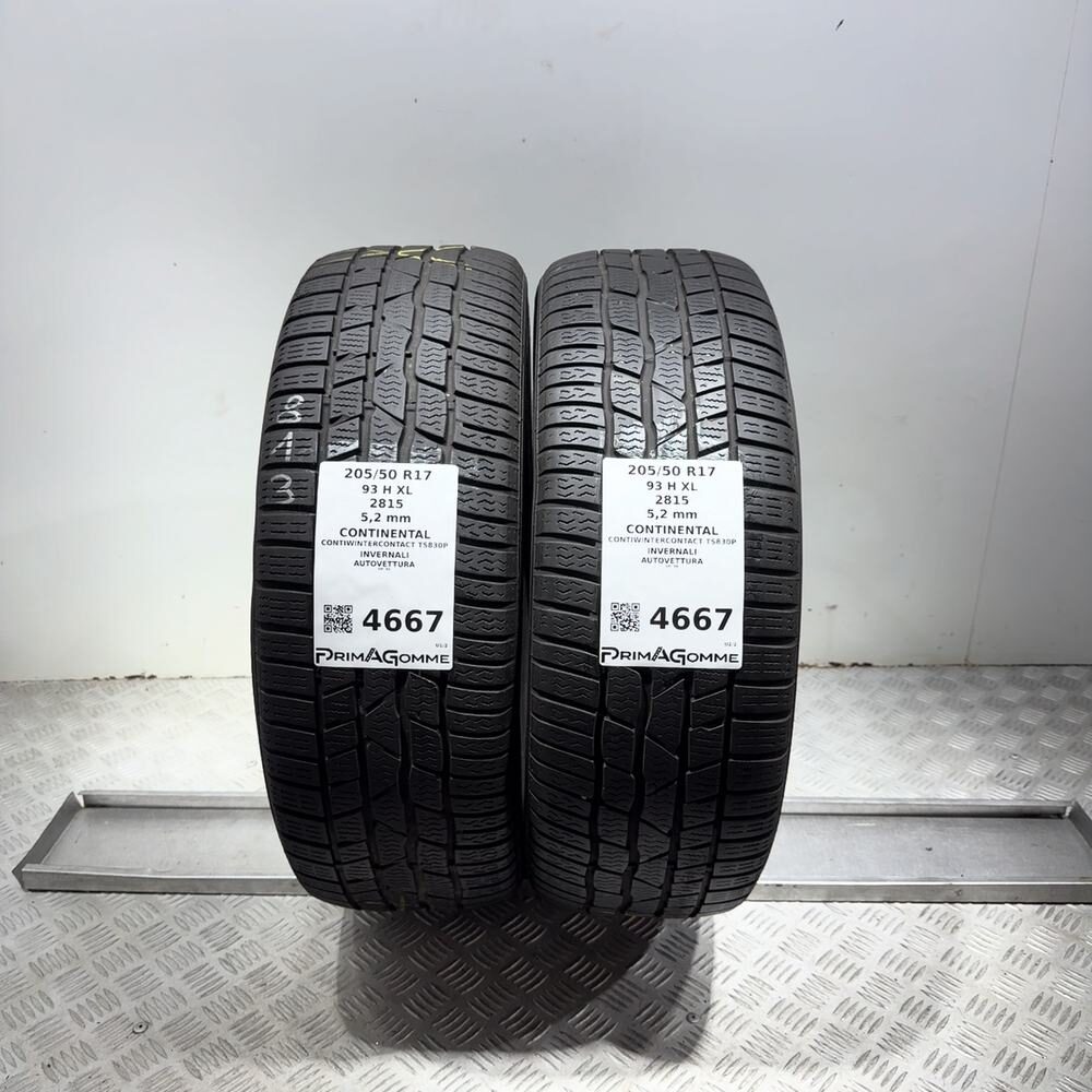 Gomme Usate 205 50 R17 93H XL Continental Contiwintercontact TS830P Invernali | Gomme Usate | PrimaGomme.it Gomme usate CONTINENTAL ContiWinterContact TS830P 205/50 R17 93H