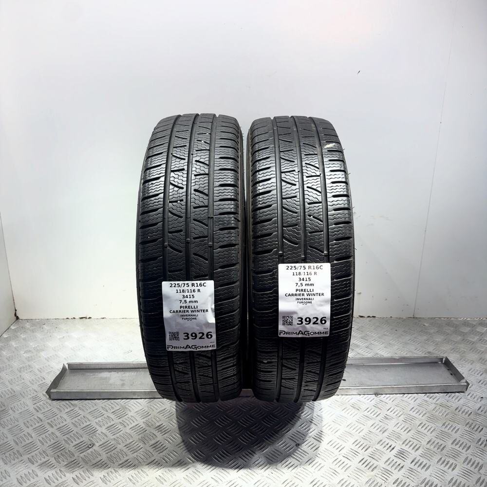 Gomme usate PIRELLI Carrier Winter 225/75 R16C 118/116R | Prima Gomme Gomme usate PIRELLI Carrier Winter 225/75 R16C 118/116R