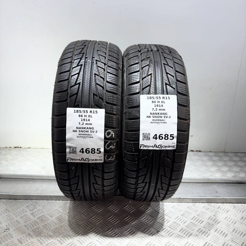 Gomme Usate 185 55 R15 86H XL Nankang NK Snow SV-2 98% Invernali | Gomme Usate | PrimaGomme.it Gomme usate NANKANG NK Snow SV-2 185/55 R15 86H