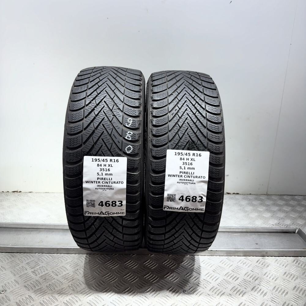 Gomme Usate 195 45 R16 84H XL Pirelli Winter Cinturato 73% Invernali | Gomme Usate | PrimaGomme.it Gomme usate PIRELLI Winter Cinturato 195/45 R16 84H