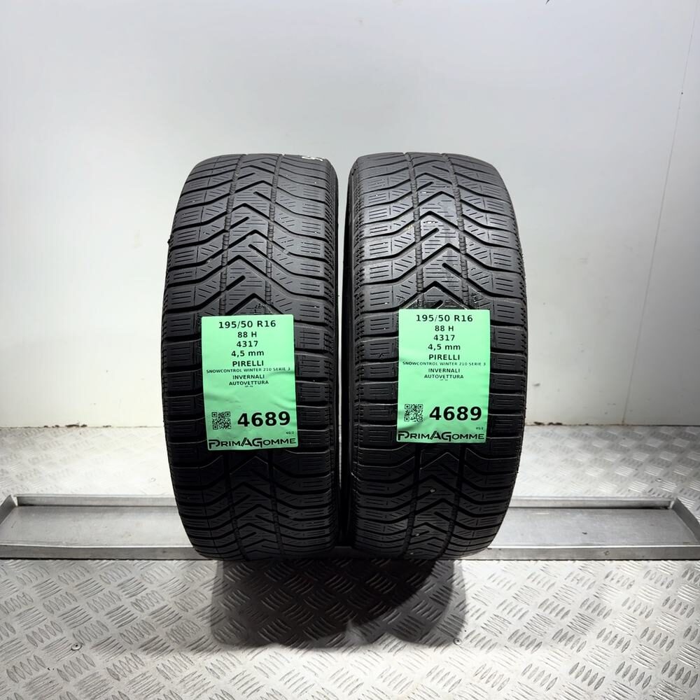 Gomme Usate 195 50 R16 88H Pirelli Snowcontrol Winter 210 Serie 3 Invernali | Gomme Usate | PrimaGomme.it Gomme usate PIRELLI Snowcontrol Winter 210 Serie 3 195/50 R16 88H