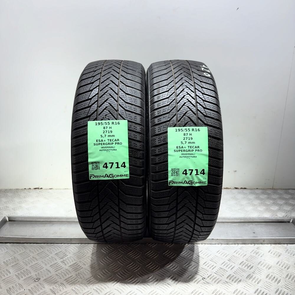 Gomme Usate 195 55 R16 87H Esa+ Tecar Supergrip Pro 81% Invernali | Gomme Usate | PrimaGomme.it Gomme usate ESA+ TECAR Supergrip Pro 195/55 R16 87H