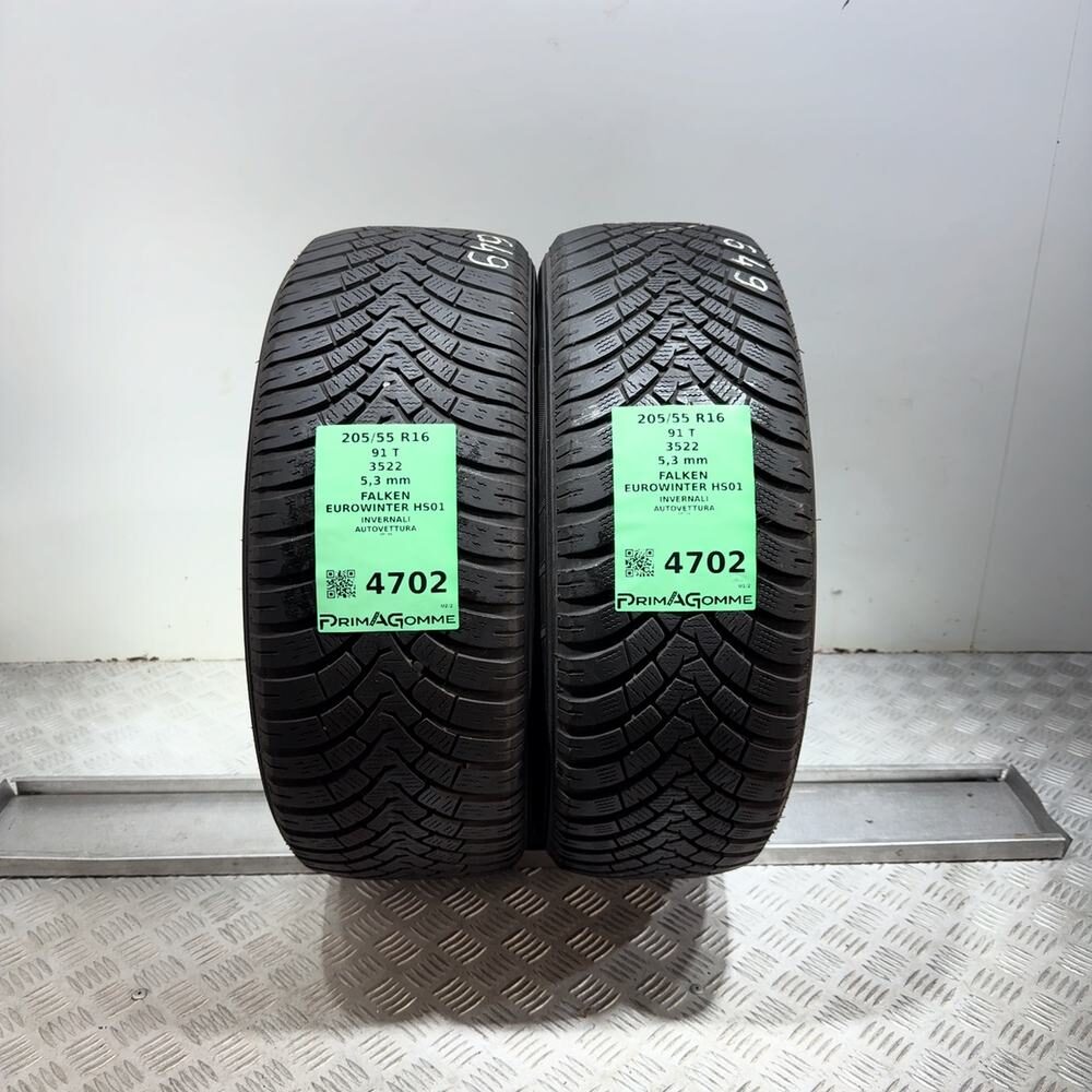 Gomme Usate 205 55 R16 91T Falken Eurowinter HS01 76% Invernali | Gomme Usate | PrimaGomme.it Gomme usate FALKEN Eurowinter HS01 205/55 R16 91T