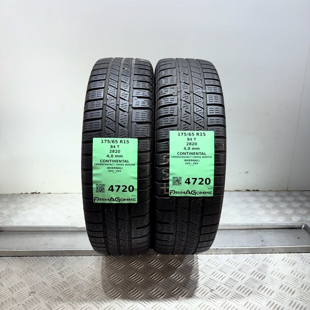 Gomme Usate 175 65 R15 84T Continental Crosscontact Cross Winter Invernali | Gomme Usate | PrimaGomme.it Gomme usate CONTINENTAL Crosscontact Cross Winter 175/65 R15 84T