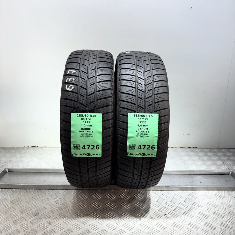 Gomme Usate 185 60 R15 88T XL Barum Polaris 5 Invernali | Gomme Usate | PrimaGomme.it Gomme usate BARUM Polaris 5 185/60 R15 88T