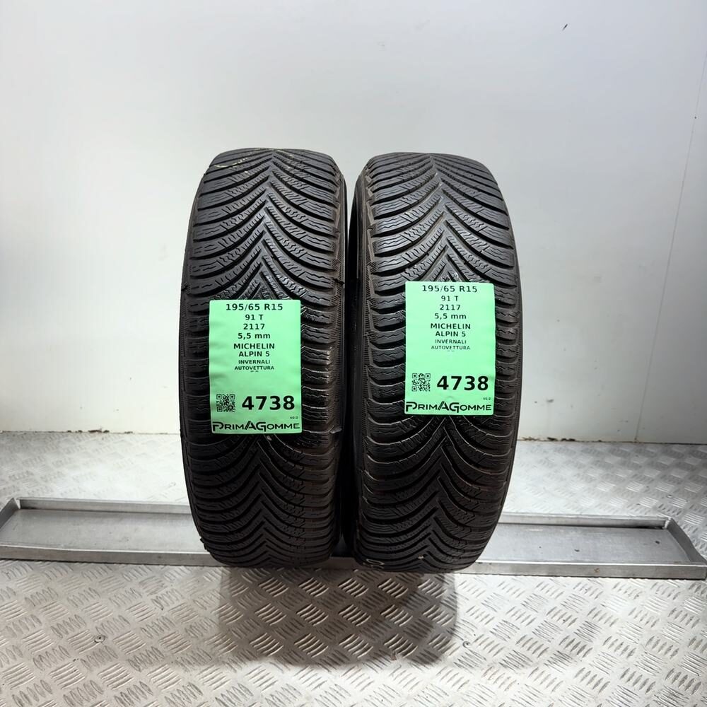 Gomme Usate 195 65 R15 91T Michelin Alpin 5 79% Invernali | Gomme Usate | PrimaGomme.it Gomme usate MICHELIN Alpin 5 195/65 R15 91T