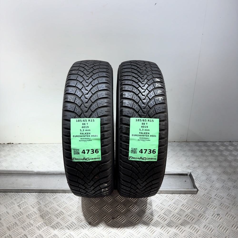 Gomme Usate 185 65 R15 88T Falken Eurowinter HS01 76% Invernali | Gomme Usate | PrimaGomme.it Gomme usate FALKEN Eurowinter HS01 185/65 R15 88T