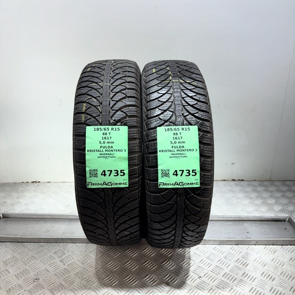 Gomme Usate 185 65 R15 88T Fulda Kristall Montero 3 71% Invernali | Gomme Usate | PrimaGomme.it Gomme usate FULDA Kristall Montero 3 185/65 R15 88T