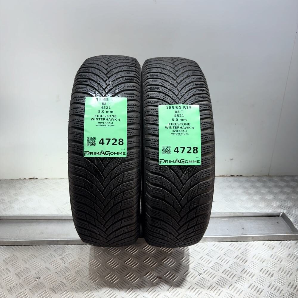 Gomme Usate 185 65 R15 88T Firestone Winterhawk 4 71% Invernali | Gomme Usate | PrimaGomme.it Gomme usate FIRESTONE Winterhawk 4 185/65 R15 88T