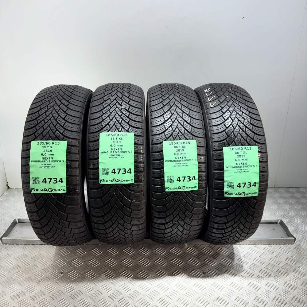 Gomme Usate 185 60 R15 88T XL Nexen Winguard Snow'G 3 86% Invernali | Gomme Usate | PrimaGomme.it Gomme usate Nexen Winguard Snow'G 3 185/60 R15 88T