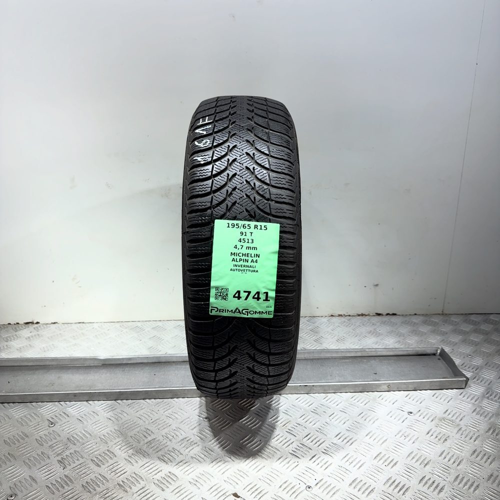 Gomma Usata 195 65 R15 91T Michelin Alpin A4 Invernale | Gomme Usate | PrimaGomme.it Gomma usata MICHELIN Alpin A4 195/65 R15 91T