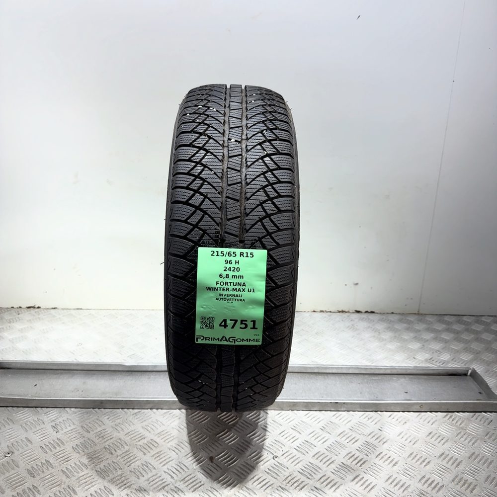 Gomma Usata 215 65 R15 96H Fortuna Winter-Max U1 97% Invernale | Gomme Usate | PrimaGomme.it Gomma usata FORTUNA Winter-Max U1 215/65 R15 96H