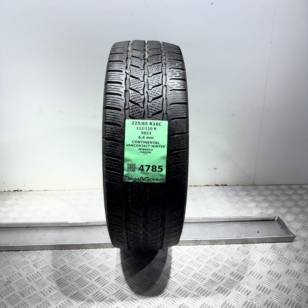 Gomma Usata 225 65 R16C 112/110R Continental Vancontact Winter 91% Invernale