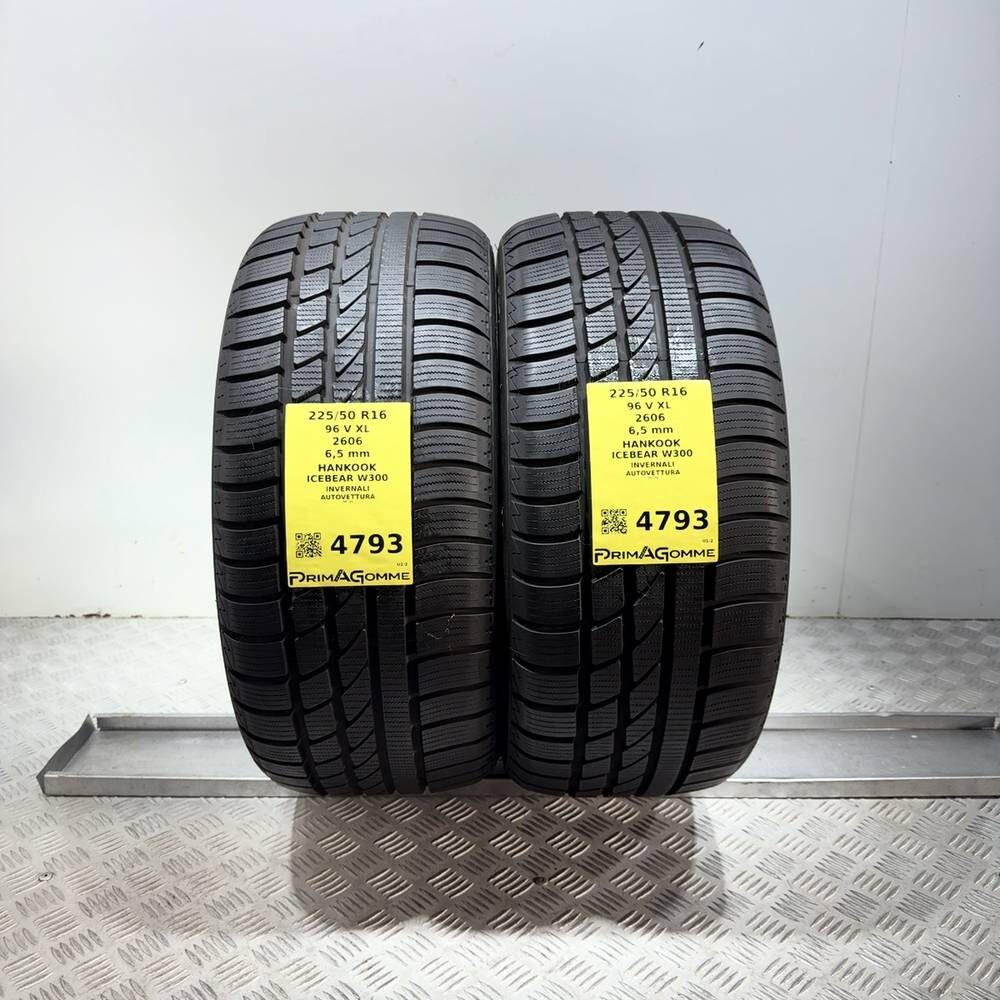 Gomme Usate 225 50 R16 96V XL Hankook Icebear W300 93% Invernali | Gomme Usate | PrimaGomme.it Gomme usate HANKOOK Icebear W300 225/50 R16 96V