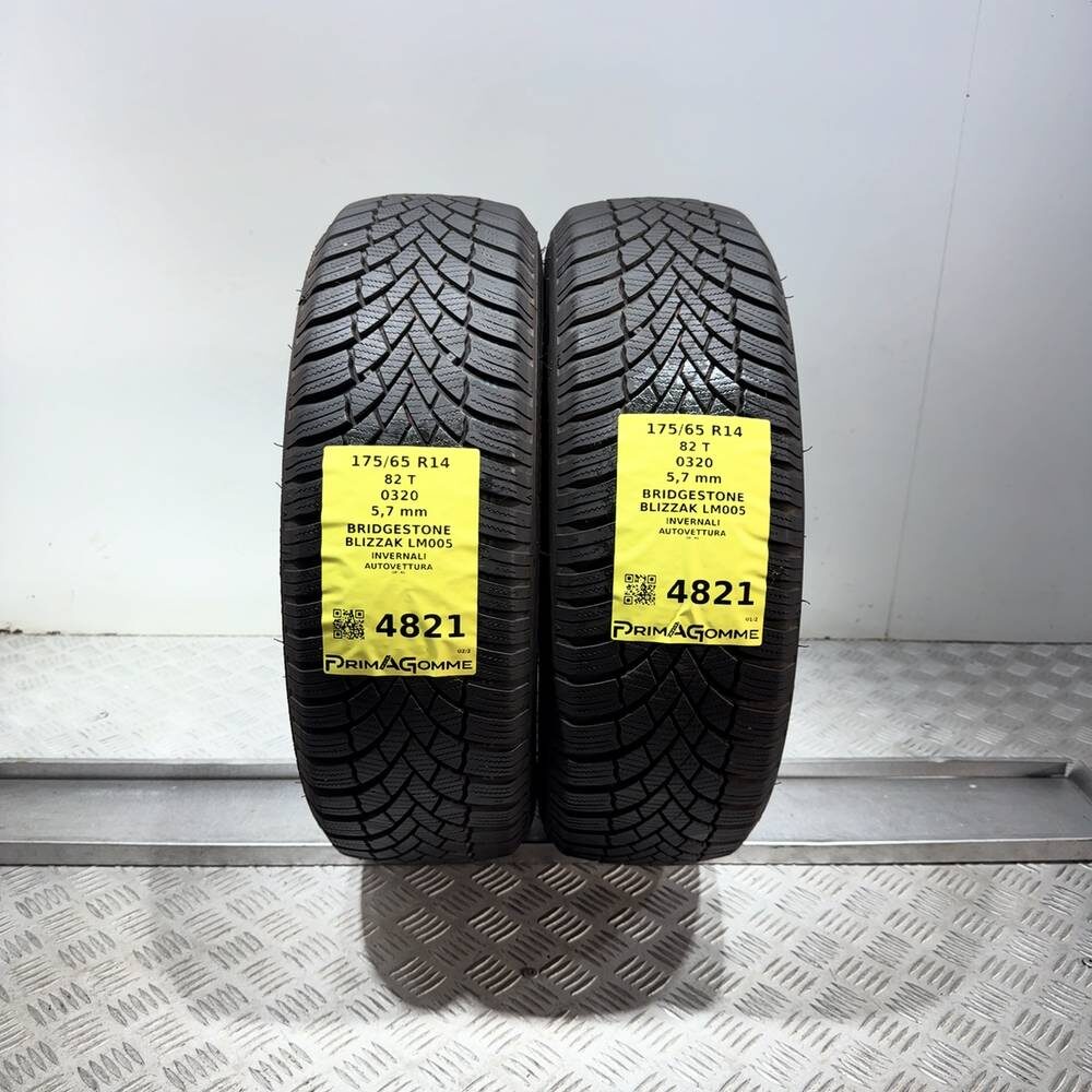 Gomme Usate 175 65 R14 82T Bridgestone Blizzak LM005 81% Invernali | Gomme Usate | PrimaGomme.it Gomme usate BRIDGESTONE Blizzak LM005 175/65 R14 82T