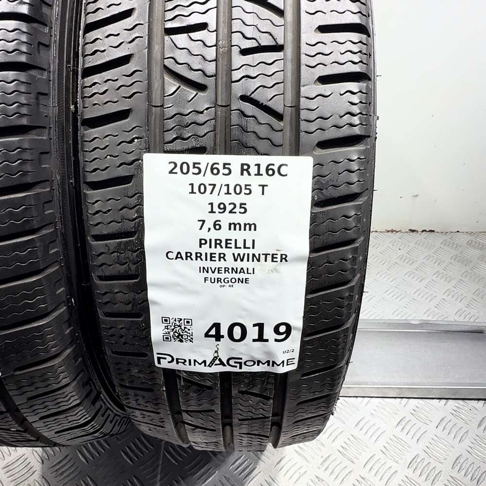Gomme usate PIRELLI Carrier Winter 205/65 R16C 107/105T – foto 03 | Prima Gomme PIRELLI Carrier Winter 205/65 R16C 107/105T, dettaglio fotografico 3