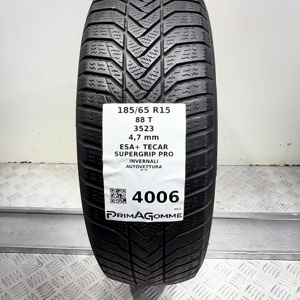Gomma usata ESA+ TECAR Supergrip Pro 185/65 R15 88T – foto 03 | Prima Gomme ESA+ TECAR Supergrip Pro 185/65 R15 88T, dettaglio fotografico 3
