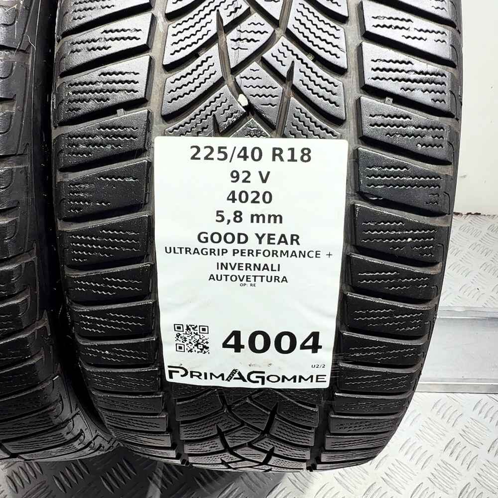 Gomme Usate 225 40 R18 92V GoodYear Ultragrip Performance + 83% Invernali | Gomme Usate | PrimaGomme.it GOOD YEAR Ultragrip Performance + 225/40 R18 92V, dettaglio fotografico 3