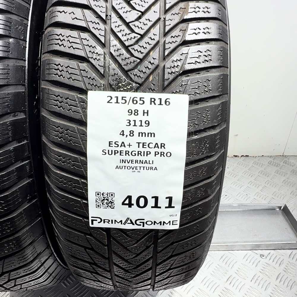 Gomme Usate 215 65 R16 98H Esa+ Tecar Supergrip Pro Invernali | Gomme Usate | PrimaGomme.it ESA+ TECAR Supergrip Pro 215/65 R16 98H, dettaglio fotografico 3