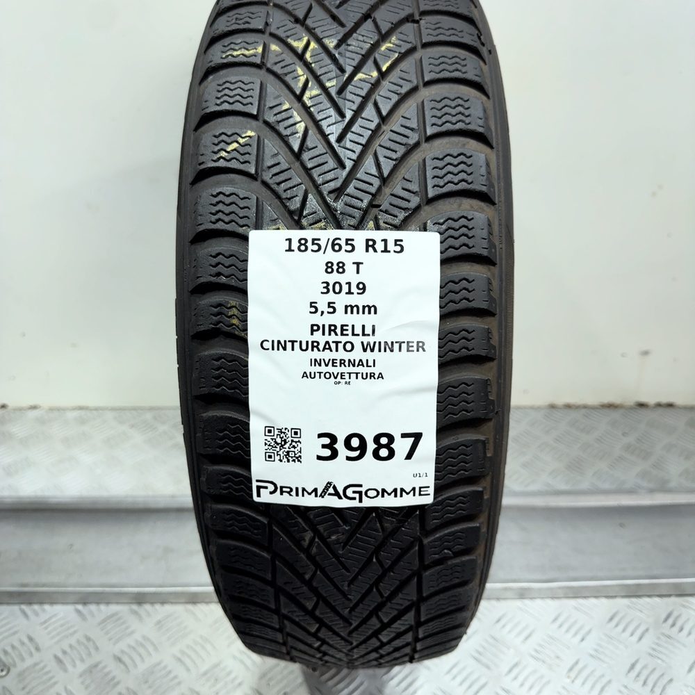 Gomma usata PIRELLI Cinturato Winter 185/65 R15 88T – foto 03 | Prima Gomme PIRELLI Cinturato Winter 185/65 R15 88T, dettaglio fotografico 3