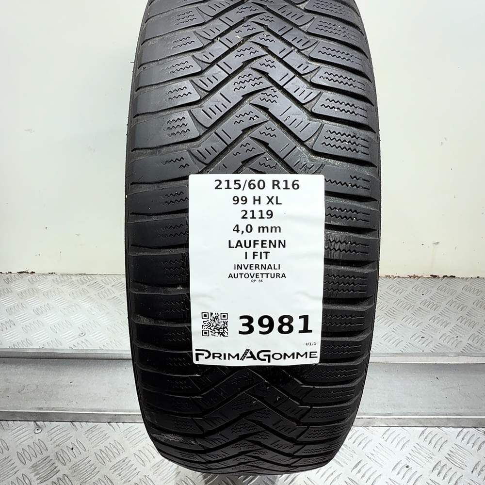 Gomma usata LAUFENN I FIT 215/60 R16 99H – foto 03 | Prima Gomme LAUFENN I FIT 215/60 R16 99H, dettaglio fotografico 3