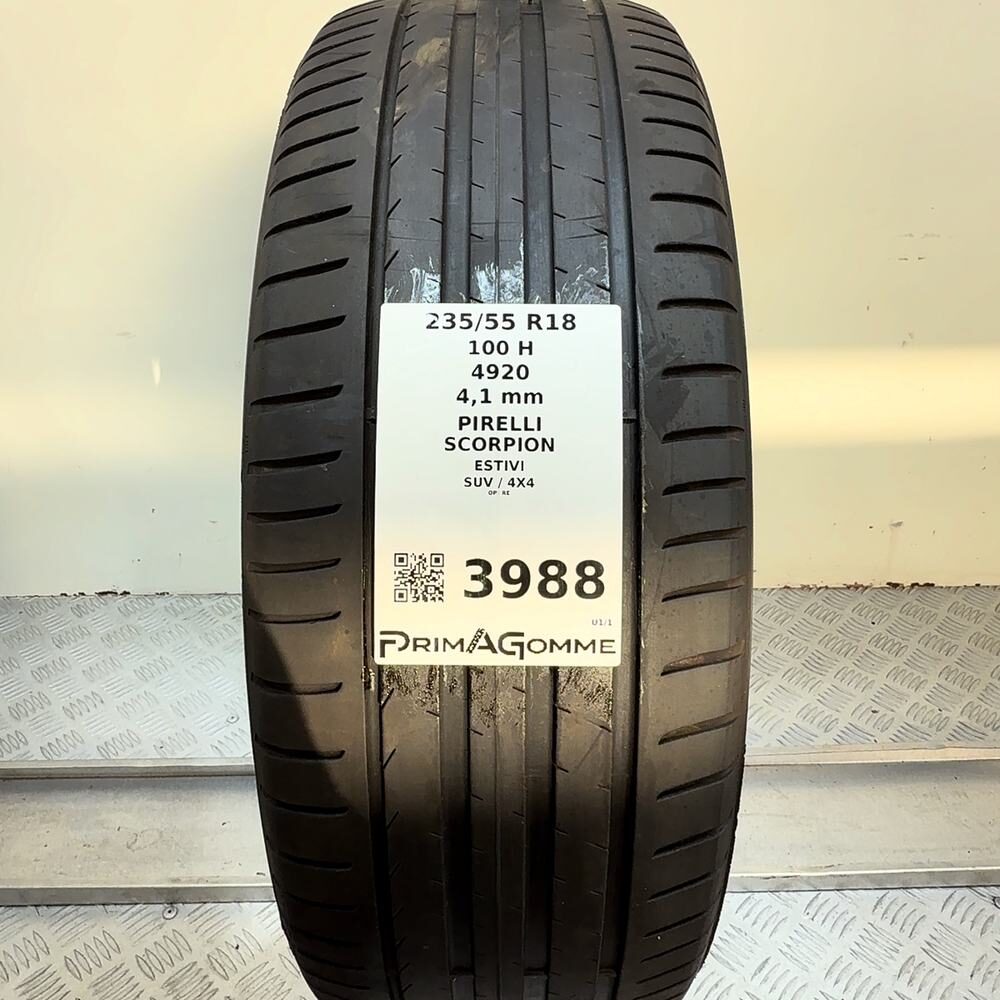 Gomma Usata 235 55 R18 100H Pirelli Scorpion Estivo | Gomme Usate | PrimaGomme.it PIRELLI Scorpion 235/55 R18 100H, dettaglio fotografico 3
