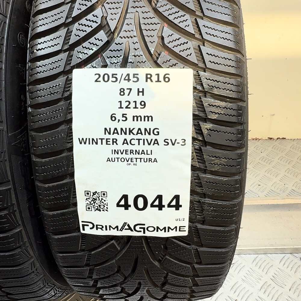 Gomme Usate 205 45 R16 87H Nankang Winter Activa SV-3 93% Invernali | Gomme Usate | PrimaGomme.it NANKANG Winter Activa SV-3 205/45 R16 87H, dettaglio fotografico 3
