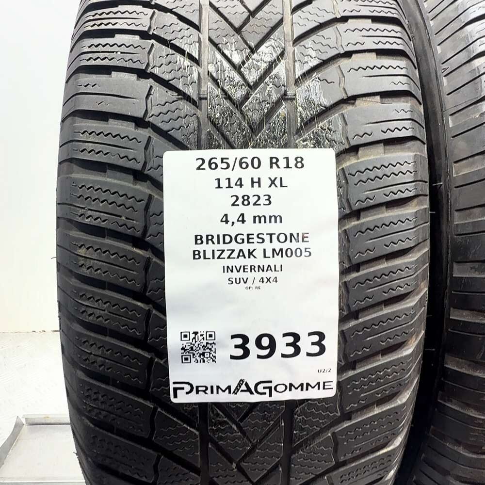 Gomme usate BRIDGESTONE Blizzak LM005 265/60 R18 114H – foto 03 | Prima Gomme BRIDGESTONE Blizzak LM005 265/60 R18 114H, dettaglio fotografico 3