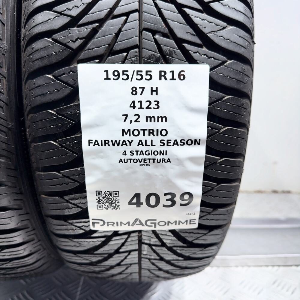 Gomme Usate 195 55 R16 87H Motrio Fairway All Season 98% 4 Stagioni | Gomme Usate | PrimaGomme.it Motrio Fairway All Season 195/55 R16 87H, dettaglio fotografico 3