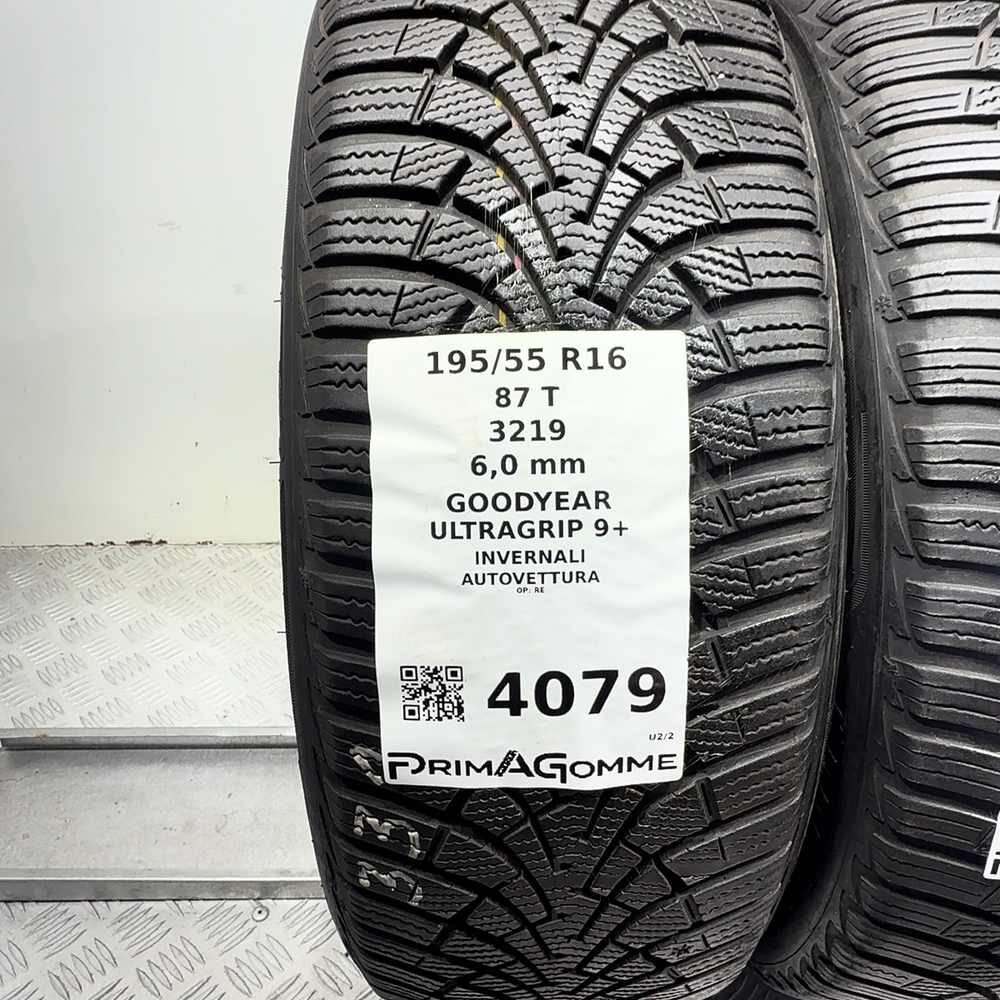 Gomme Usate 195 55 R16 87T Goodyear Ultragrip 9+ 86% Invernali | Gomme Usate | PrimaGomme.it GOODYEAR Ultragrip 9+ 195/55 R16 87T, dettaglio fotografico 3