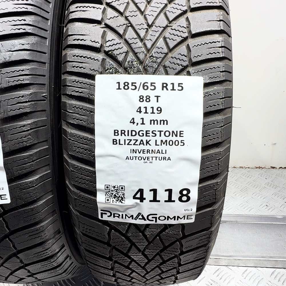 Gomme usate BRIDGESTONE Blizzak LM005 185/65 R15 88T – foto 03 | Prima Gomme BRIDGESTONE Blizzak LM005 185/65 R15 88T, dettaglio fotografico 3