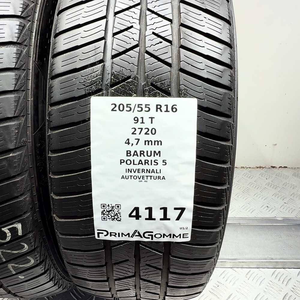 Gomme Usate 205 55 R16 91T Barum Polaris 5 Invernali | Gomme Usate | PrimaGomme.it BARUM Polaris 5 205/55 R16 91T, dettaglio fotografico 3