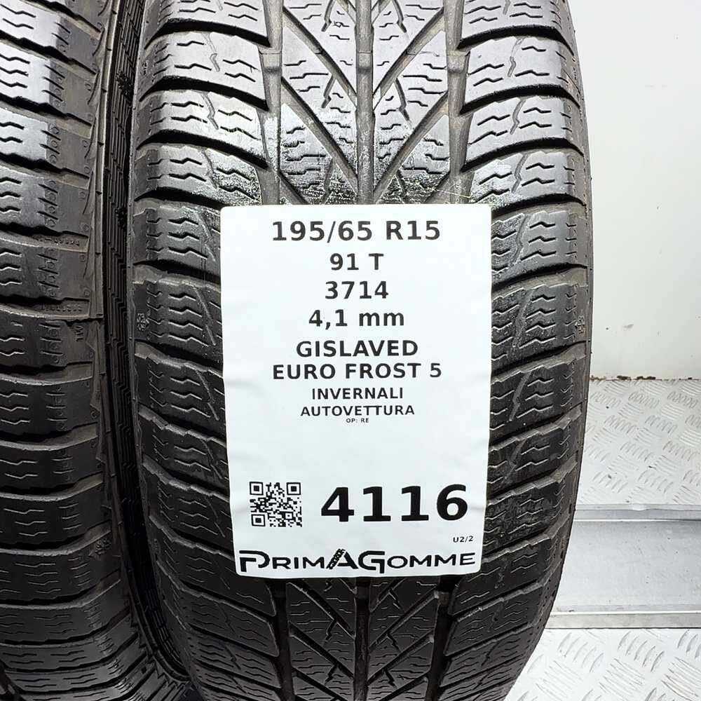Gomme usate Gislaved Euro Frost 5 195/65 R15 91T – foto 03 | Prima Gomme Gislaved Euro Frost 5 195/65 R15 91T, dettaglio fotografico 3
