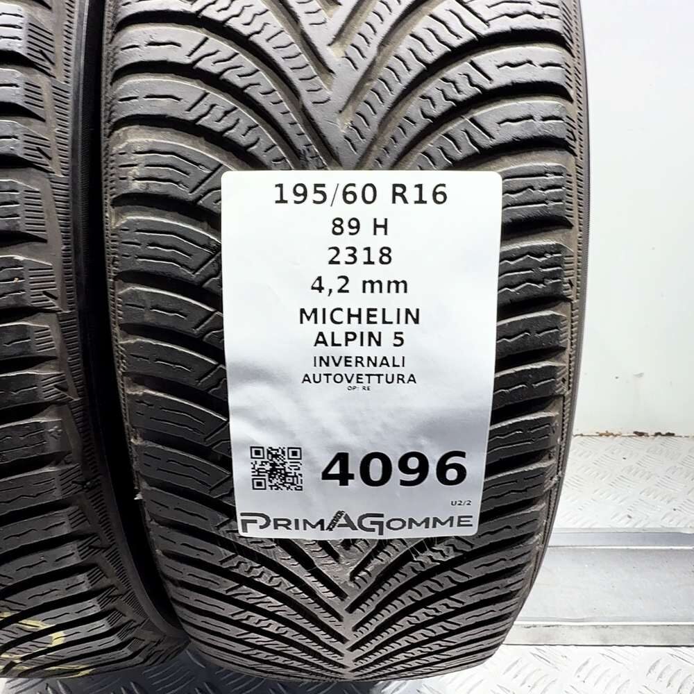 Gomme usate MICHELIN Alpin 5 195/60 R16 89H – foto 03 | Prima Gomme MICHELIN Alpin 5 195/60 R16 89H, dettaglio fotografico 3